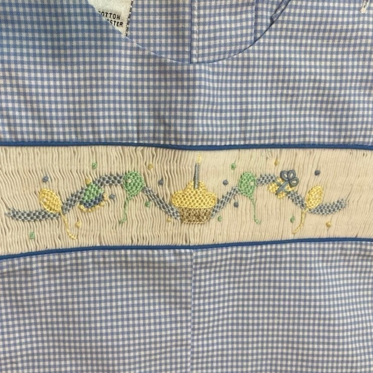 New 24 months smocked birthday jonjon