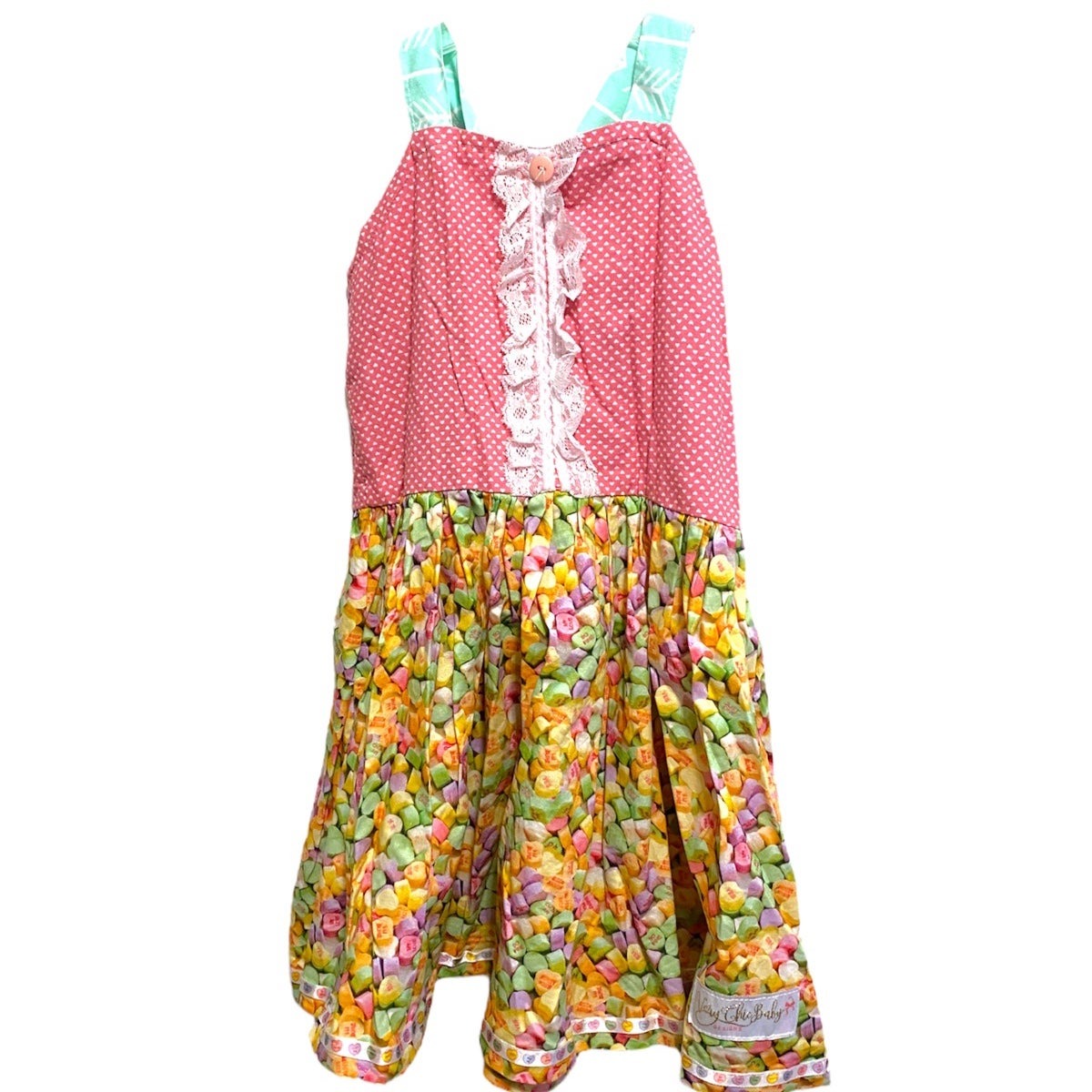 Valentine’s Day sweethearts dress custom made Very Chic Baby