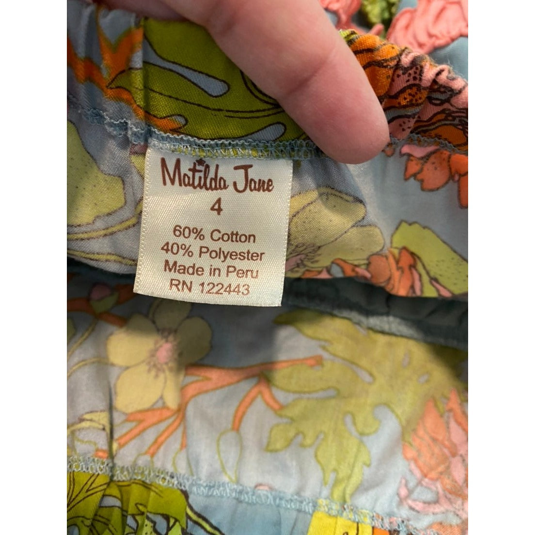 Matilda Jane vintage ruffle skirt