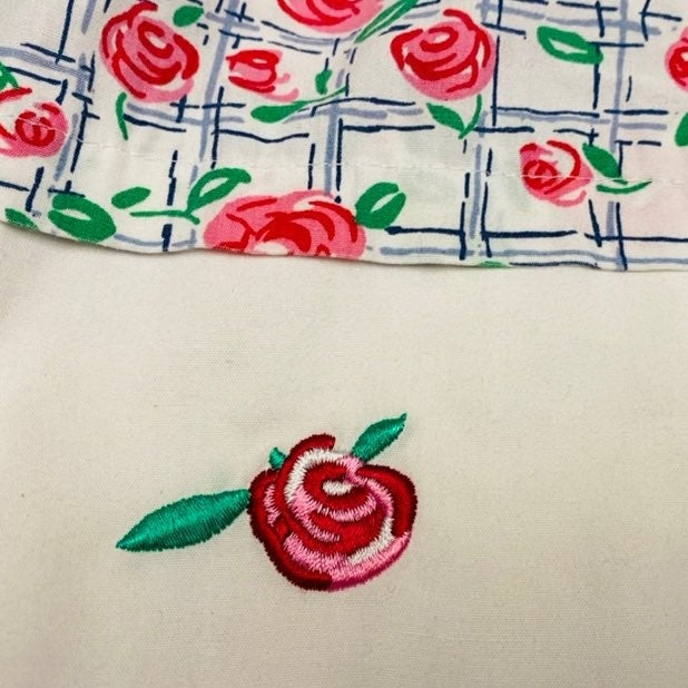 4/5 vintage floral Dress - roses