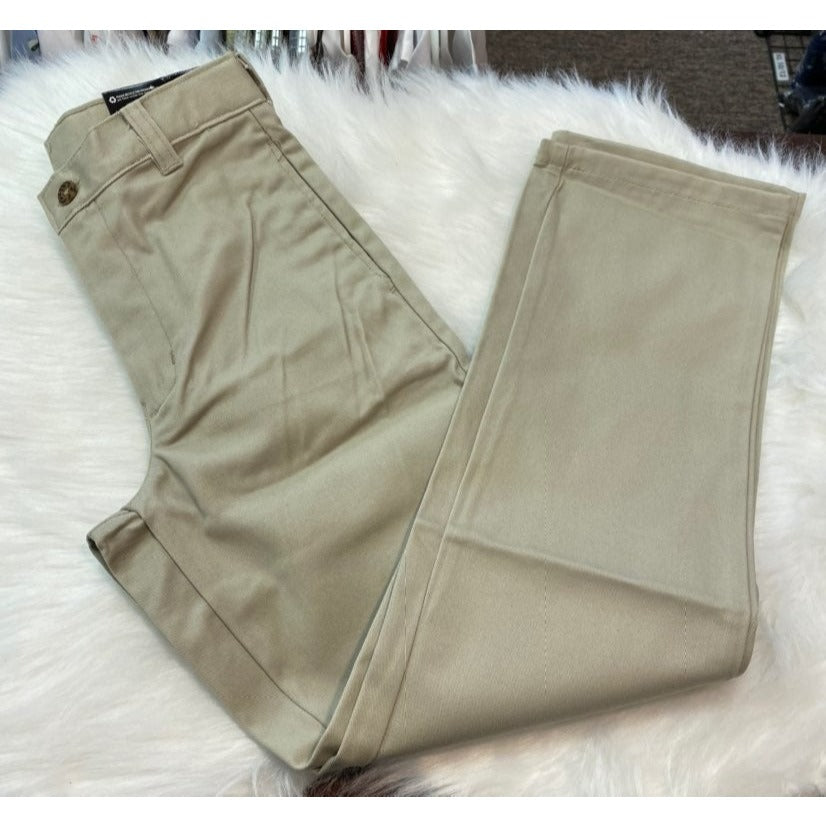 New George size 12 slim boys khaki pants