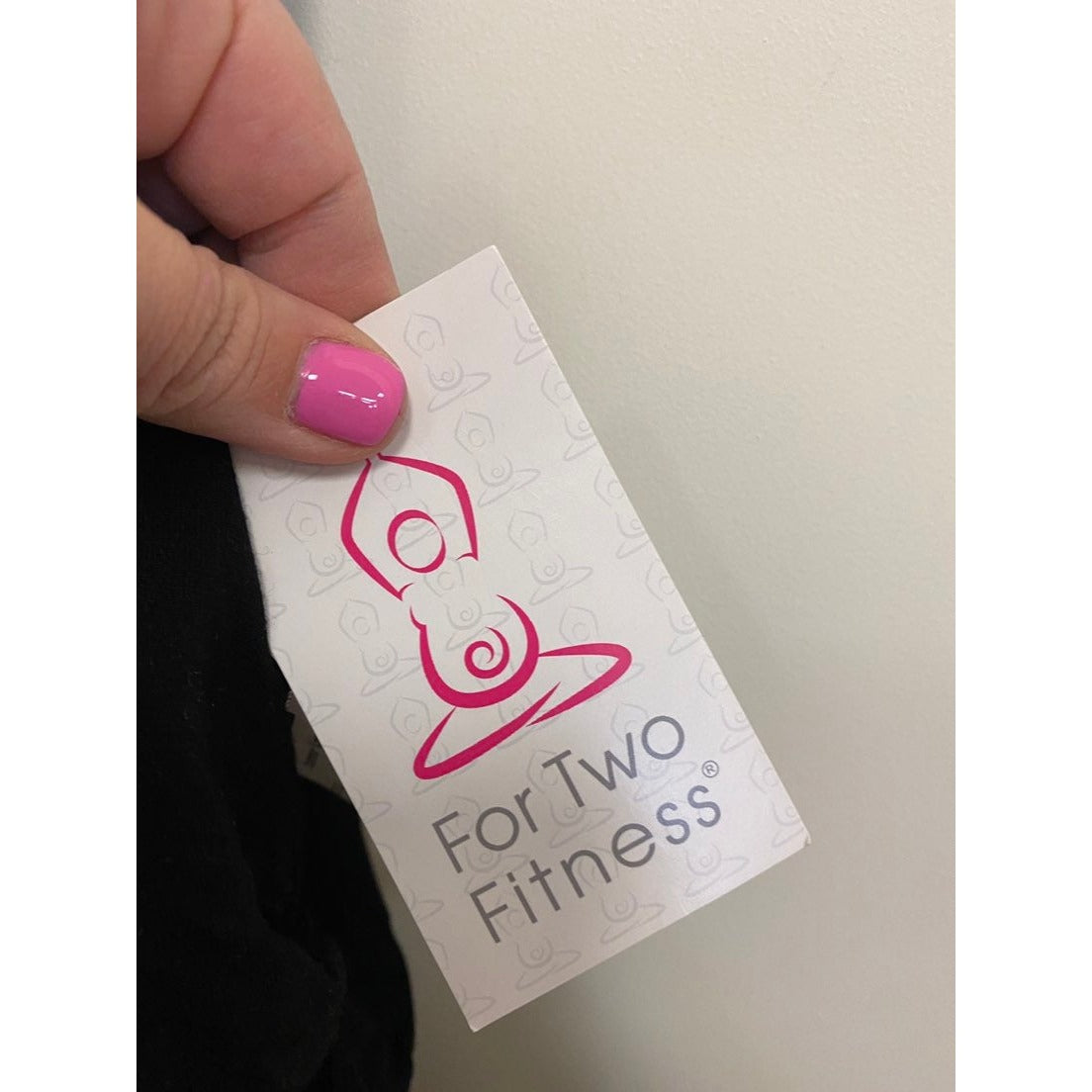 New Medium maternity "sweating for two" fitness tank