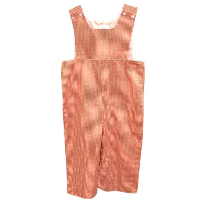 3t orange gingham longall jonjon