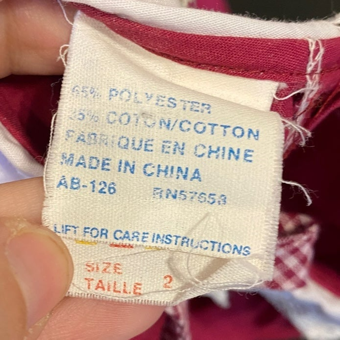 Size 2 vintage smocked dress