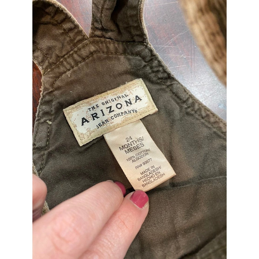 24 months brown corduroy Overalls
