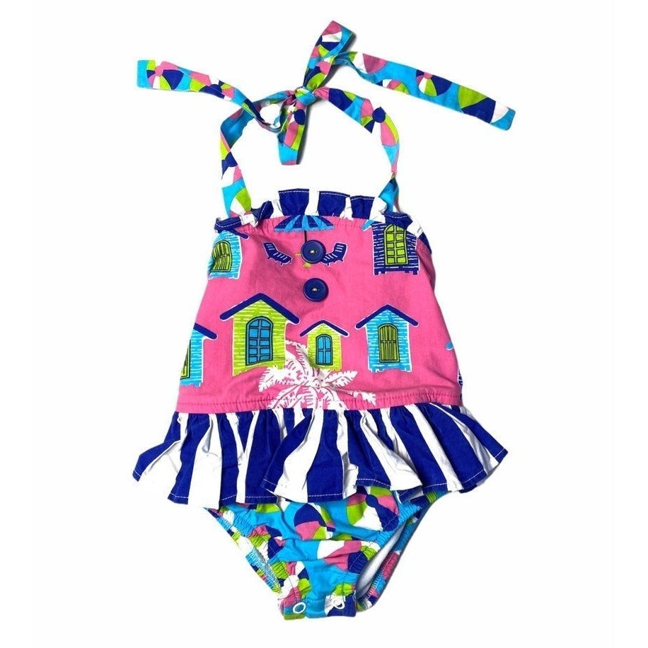 12-18 months Eleanor Rose swimsuit bubble