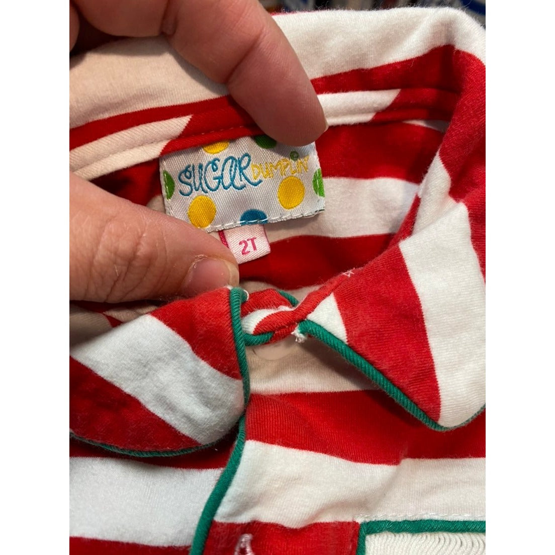 Size 2 smocked Christmas top