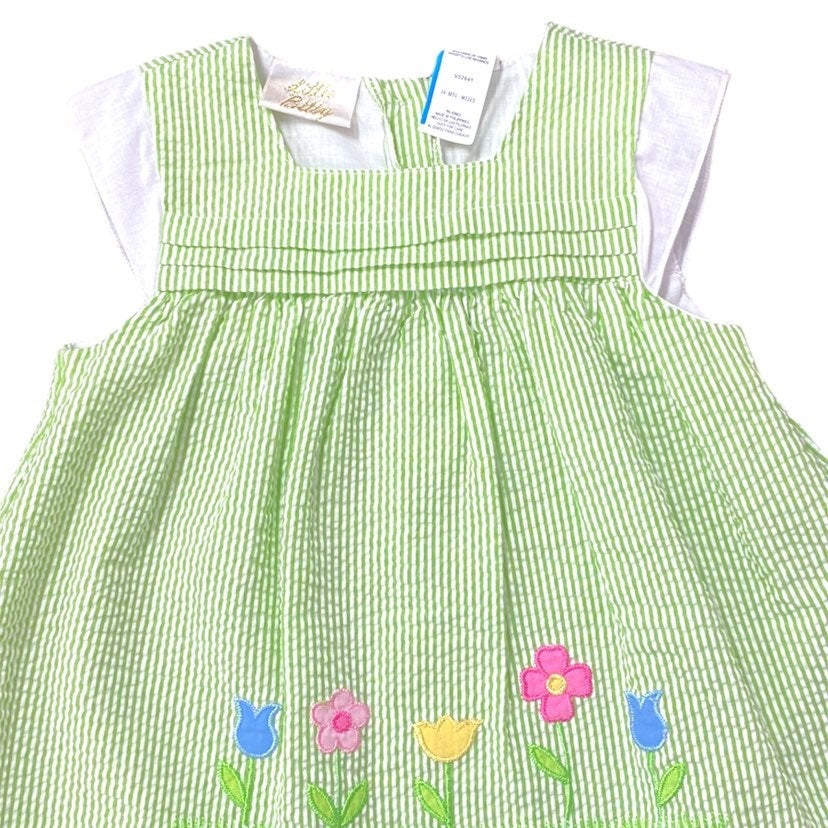 24 months vintage seersucker dress