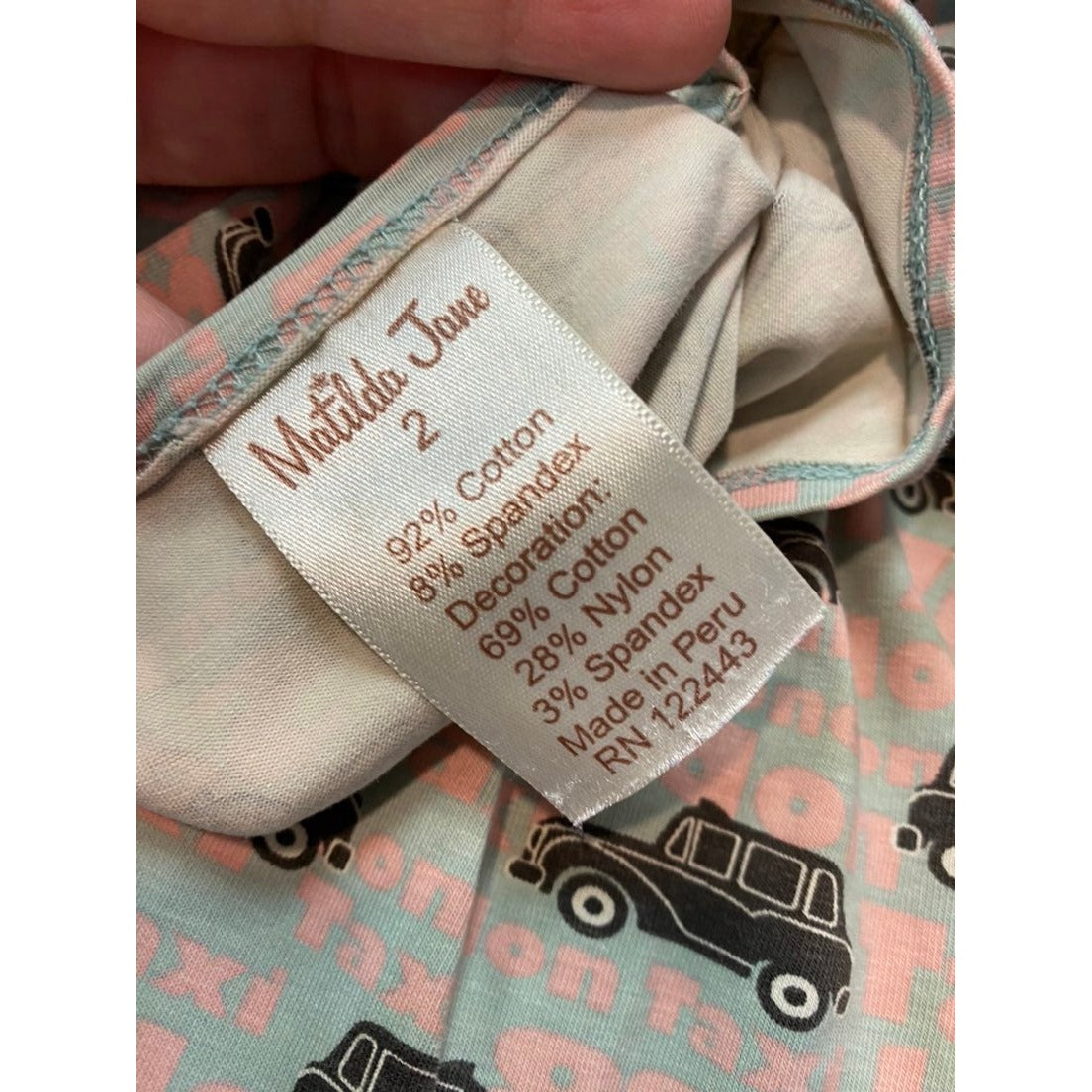 Size 2 vintage Matilda Jane London taxi Dress
