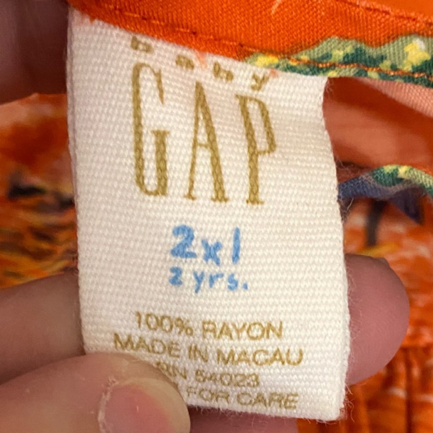Size 2 vintage baby Gap Hawaiian dress