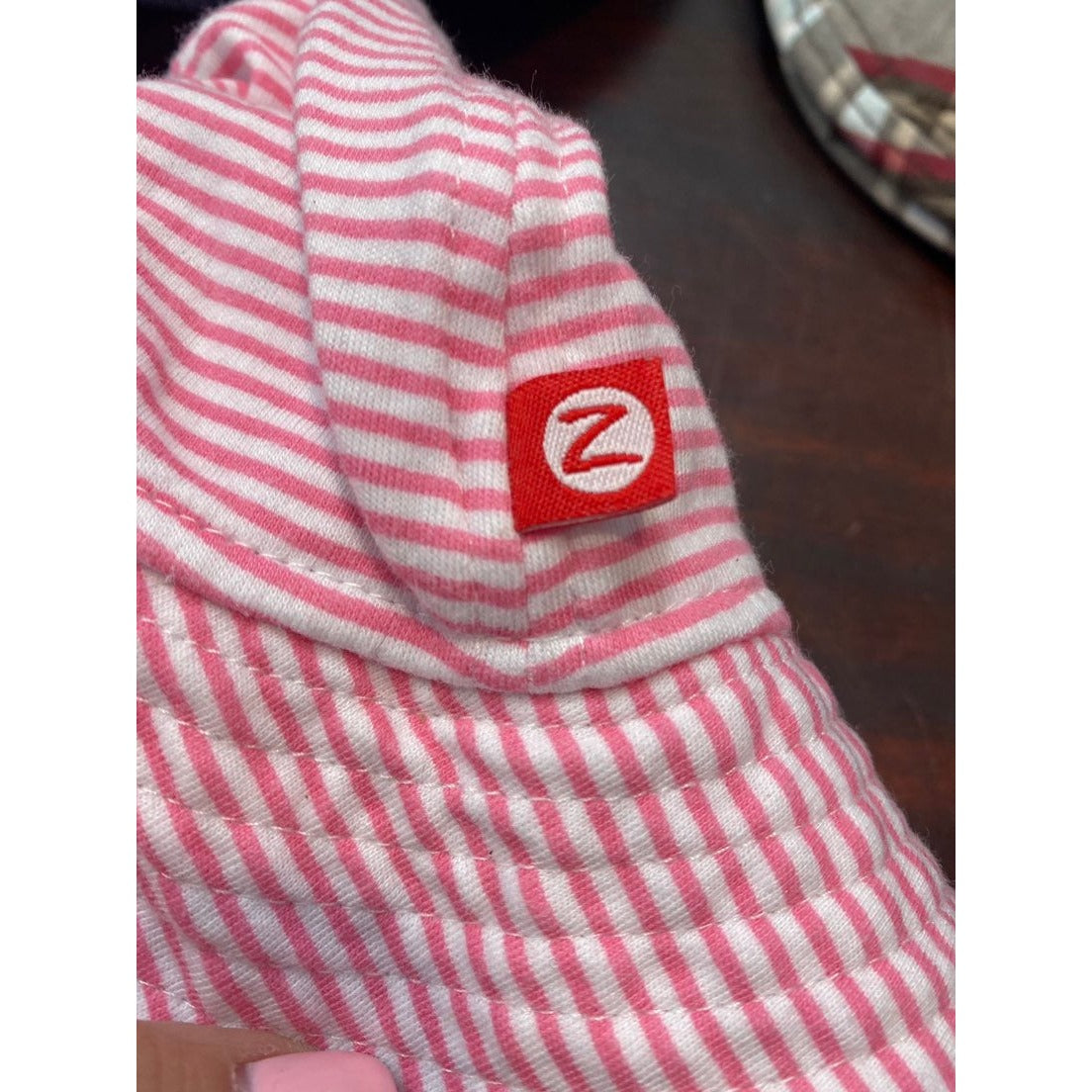 6 months pink Zutano summer hat