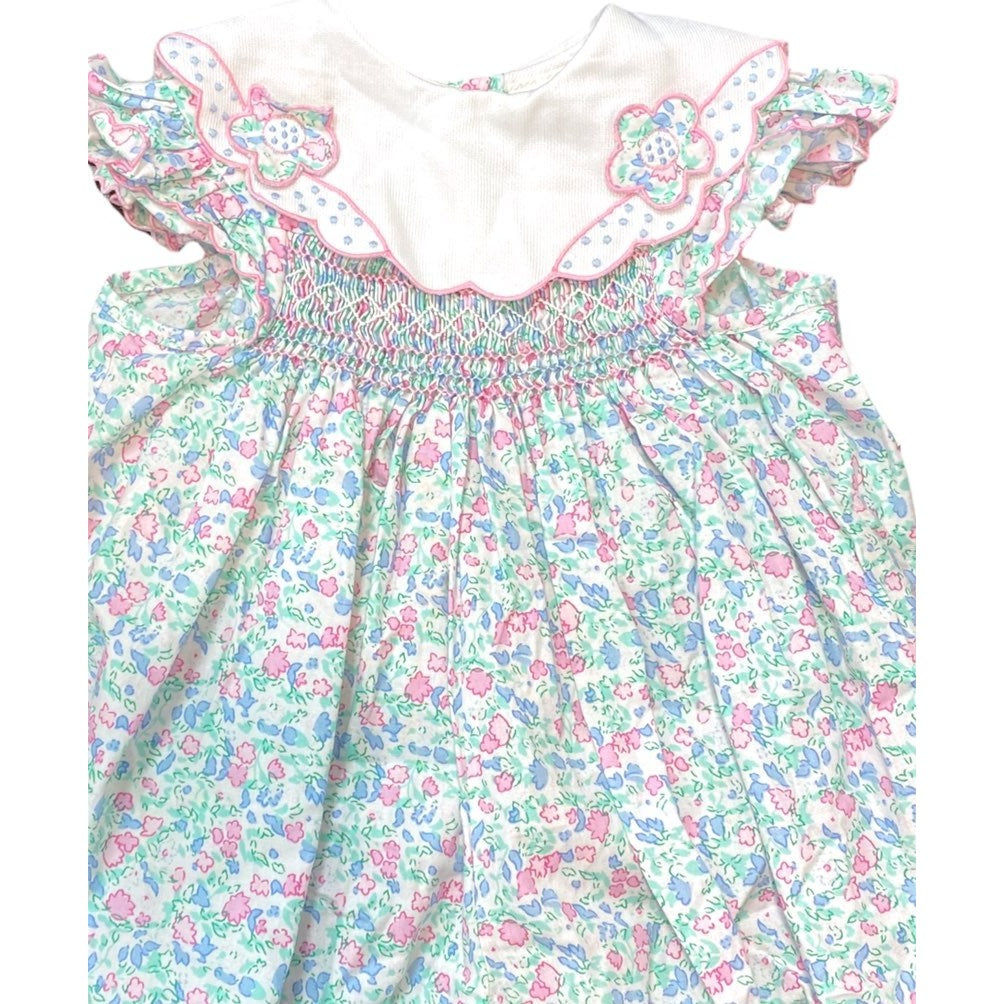 0-3 months vintage smocked bubble