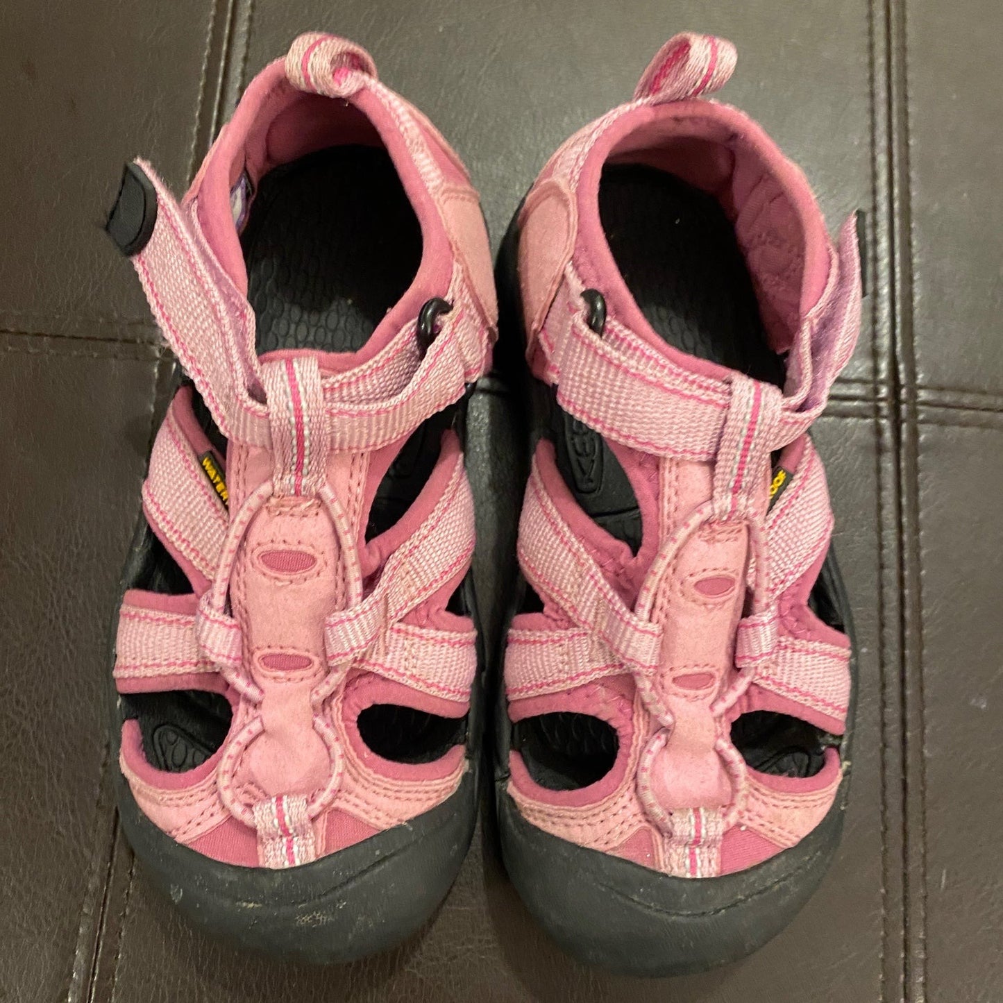 Girls size 12 pink Keen sandals
