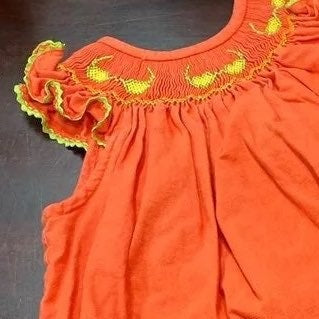 12 months smocked summer dress