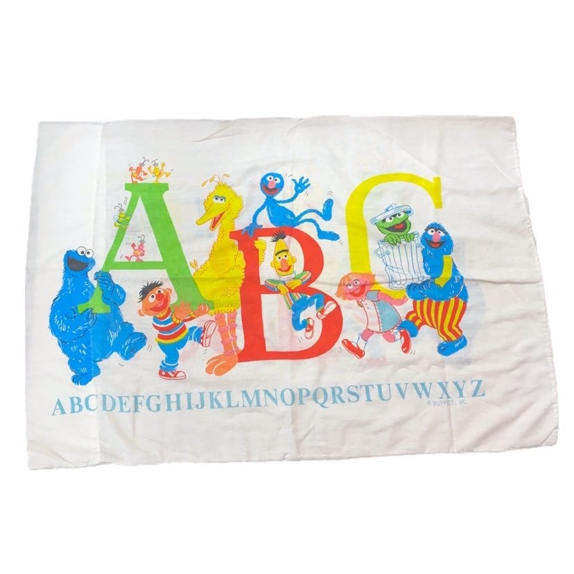 Vintage Sesame street pillowcase HTF