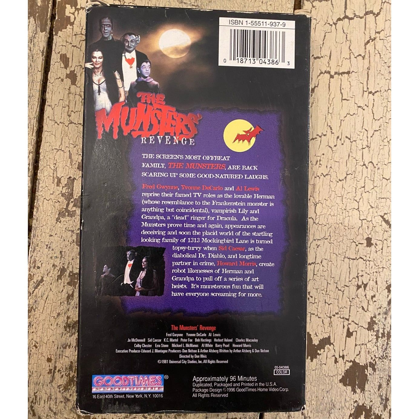 Vintage The Munsters Revenge VHS Halloween