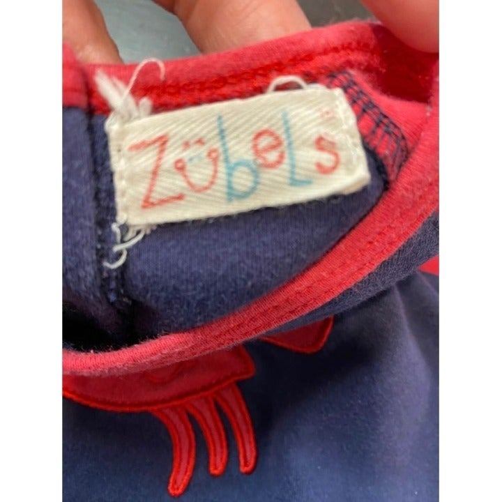 2T crab appliqué T-shirt