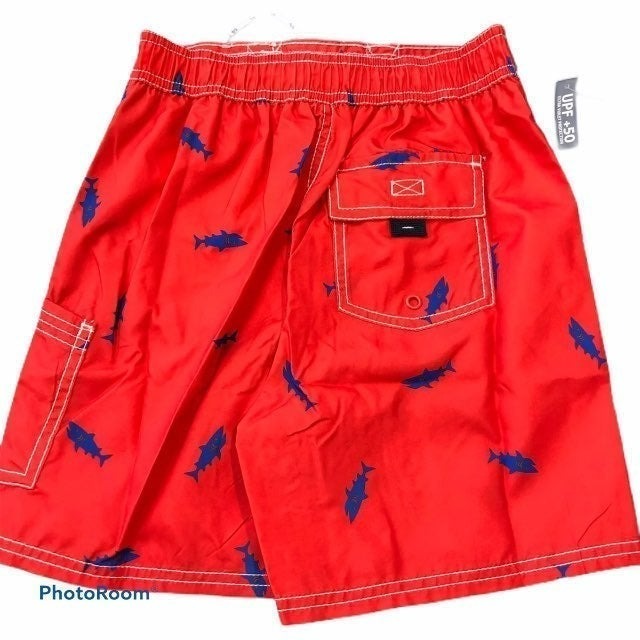 New Oshkosh Boys Sharks Swim Trunks