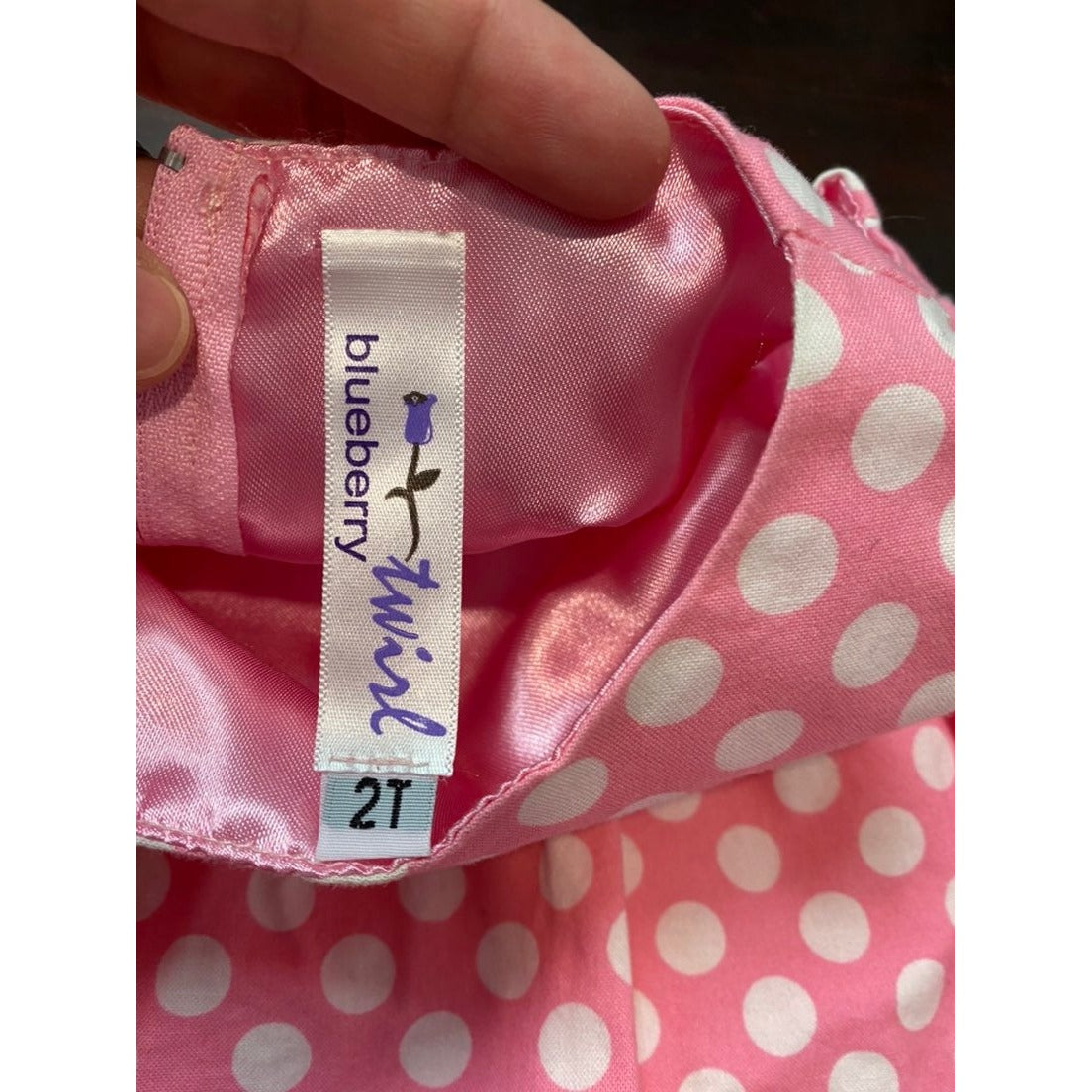 2T pink polka dot summer Dress