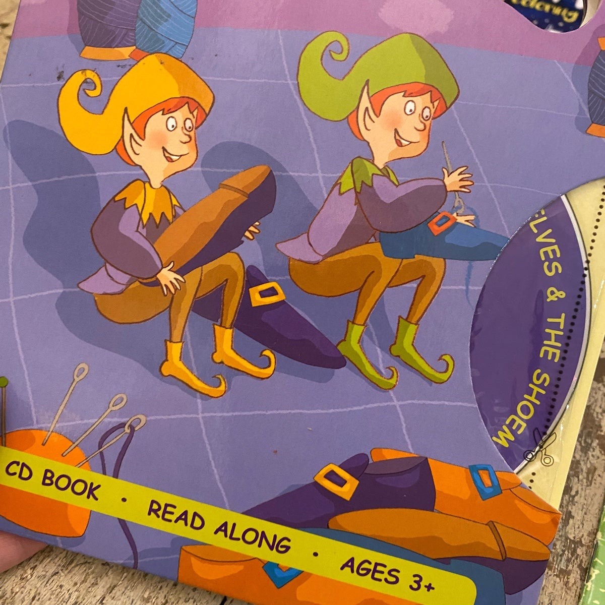 Kids Christmas books bundle: coloring books & CD