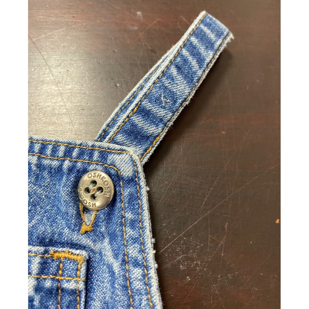 12 months vintage Oshkosh denim overalls dress