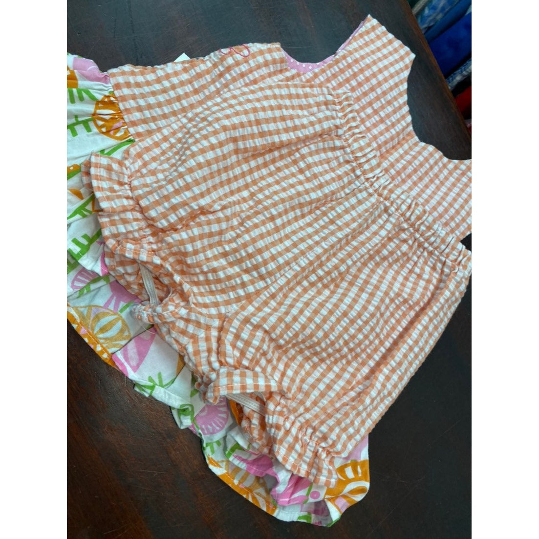 12 months bailey boys birds bloomer set