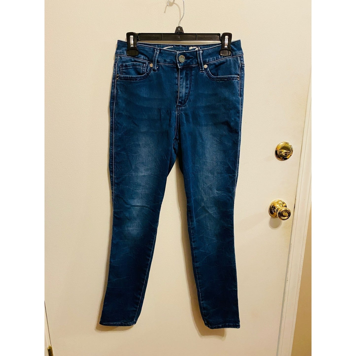 7 for all mankind high rise skinny jeans size 4