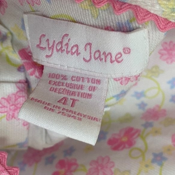 Size 4 pink floral dress