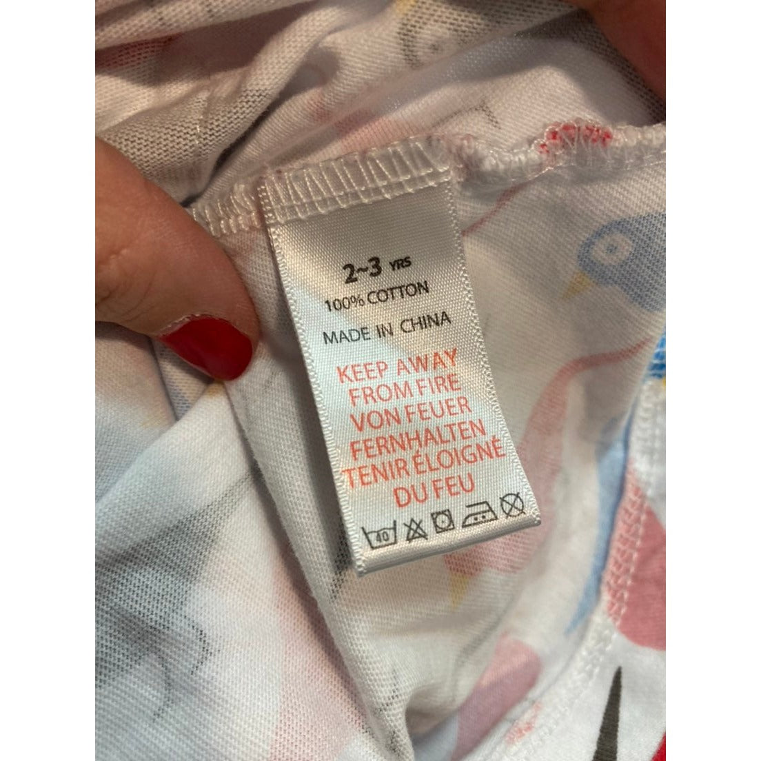 2/3 long sleeve birds dress