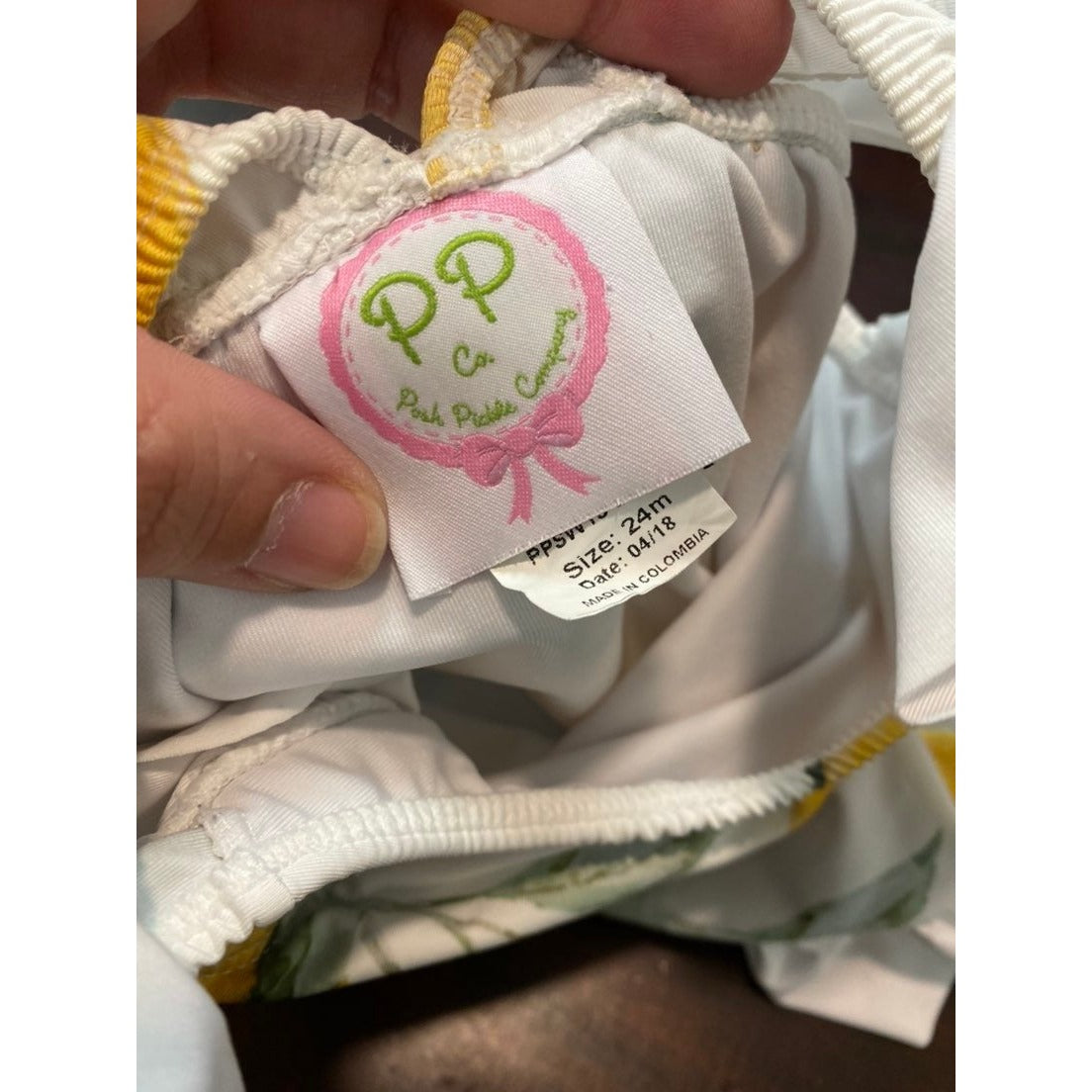 24 months posh pickle lemons swimsuit