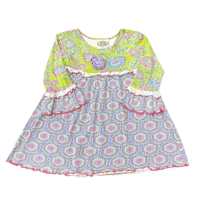 chinese dress ladies 2T long sleeve Flit & Flutter ruffle dress – SummerKids901