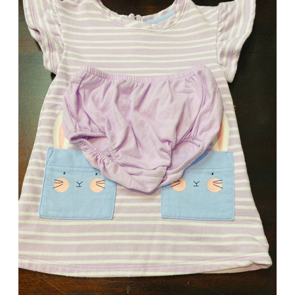 12 months Easter bunny Dress