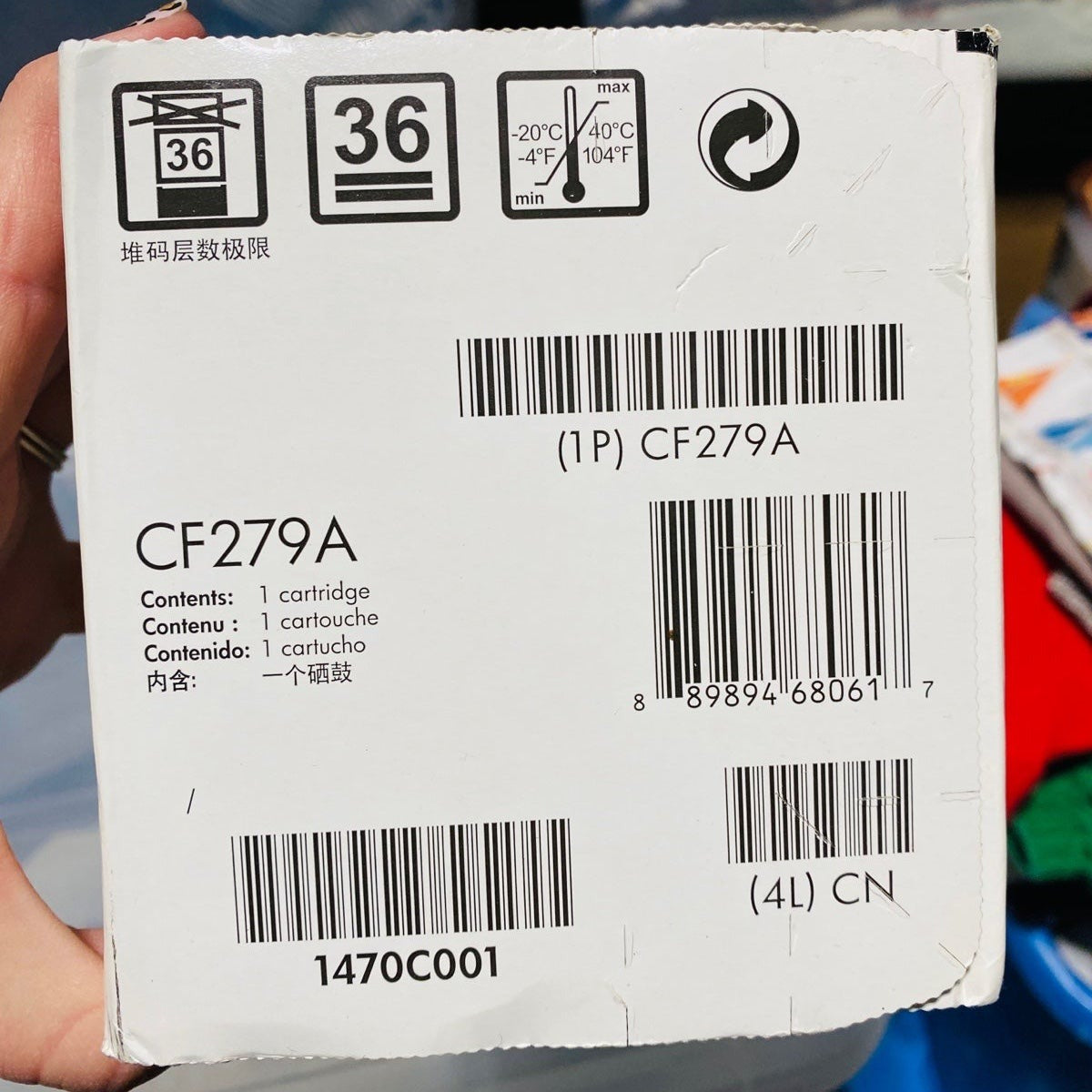 HP 79A Black Original LaserJet Toner Cartridge, CF279A