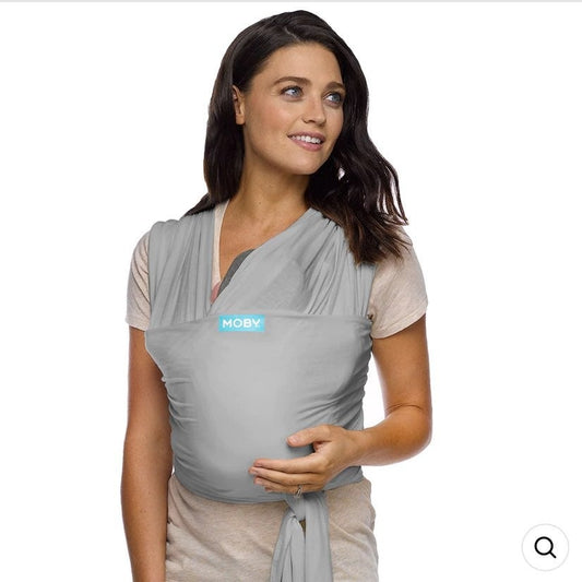 Gray moby wrap classic baby carrier