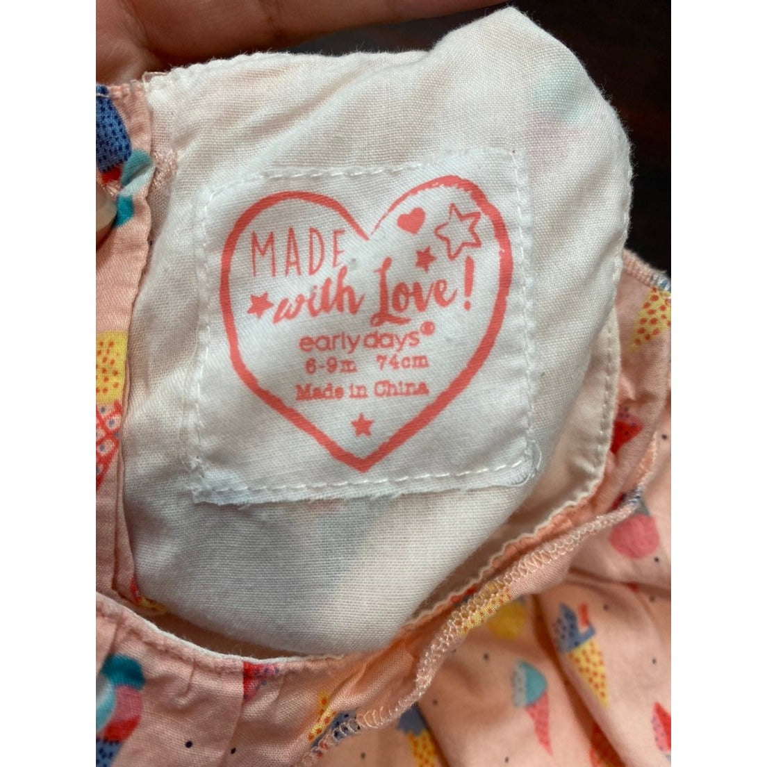 6-9 months ice cream Dress