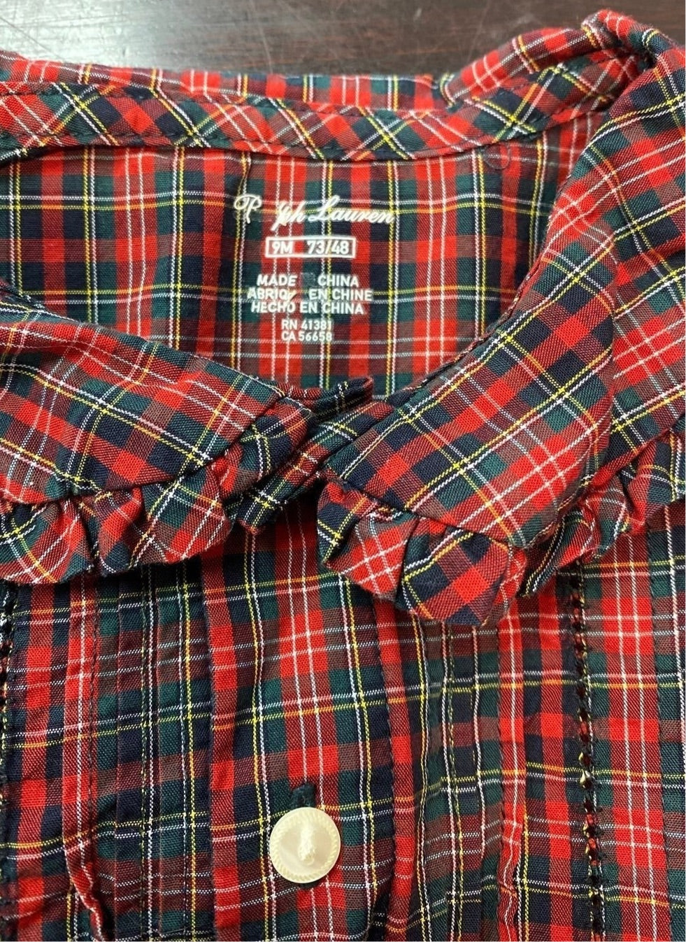 9 months Ralph Lauren top