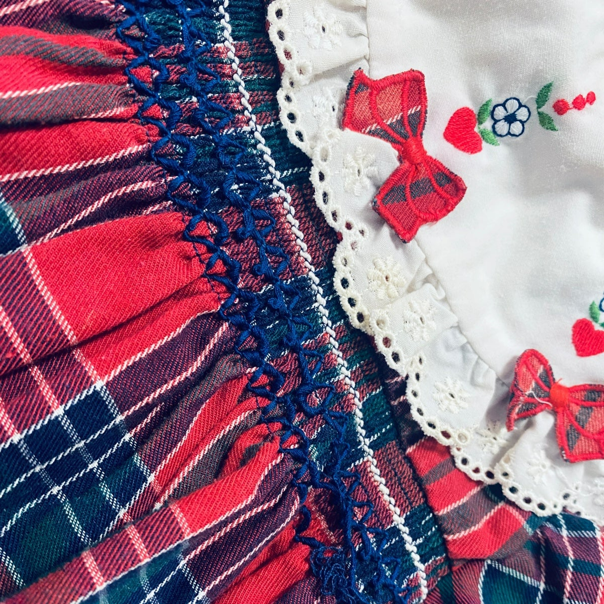 24 months vintage smocked dress