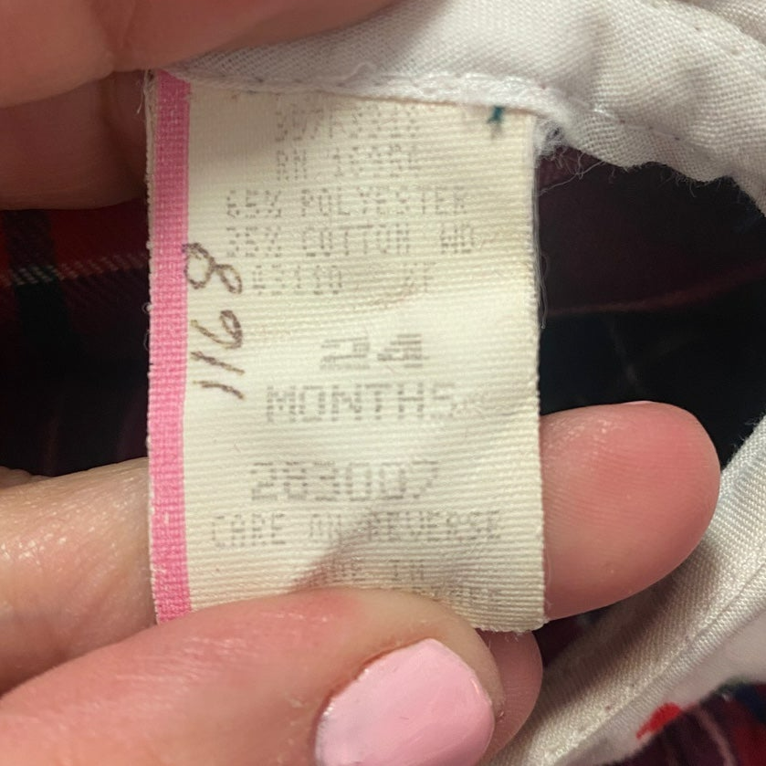 24 months vintage smocked dress