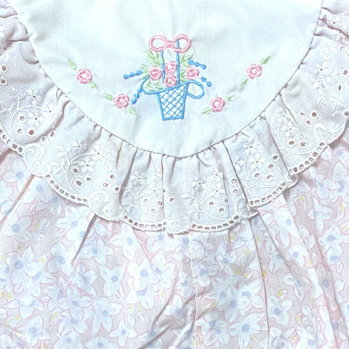 12 months vintage floral bubble