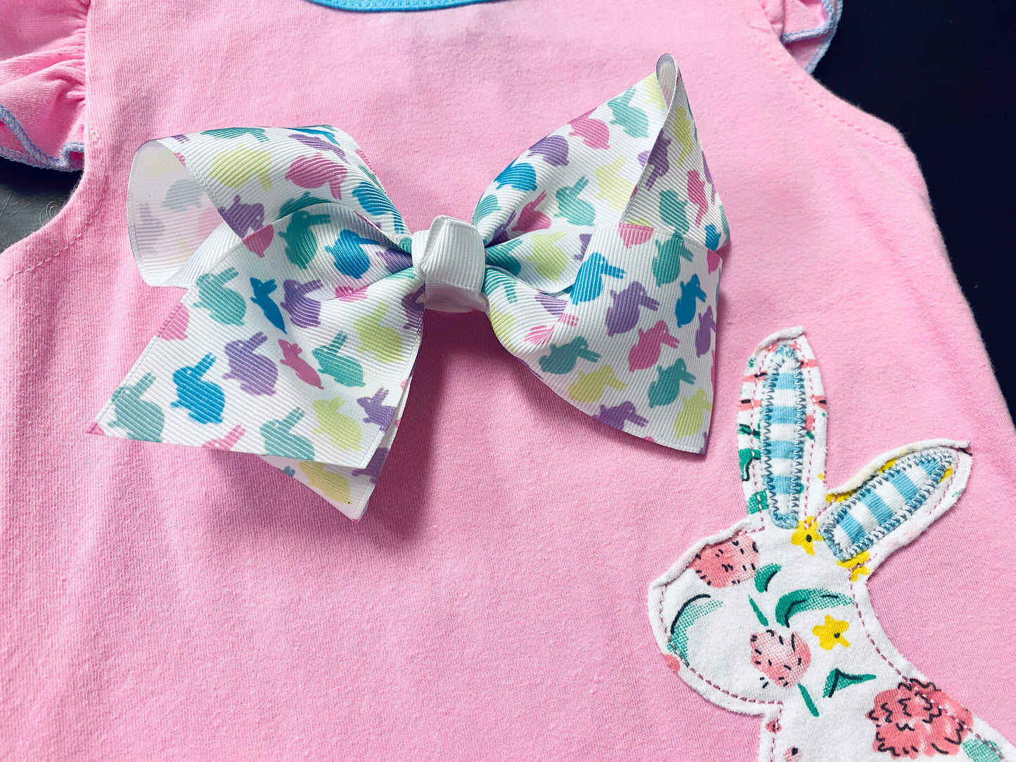 6-12 months Easter ruffle dress bundle