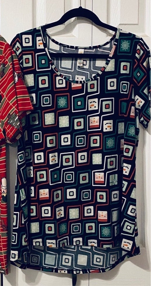 Lularoe Christmas top Large