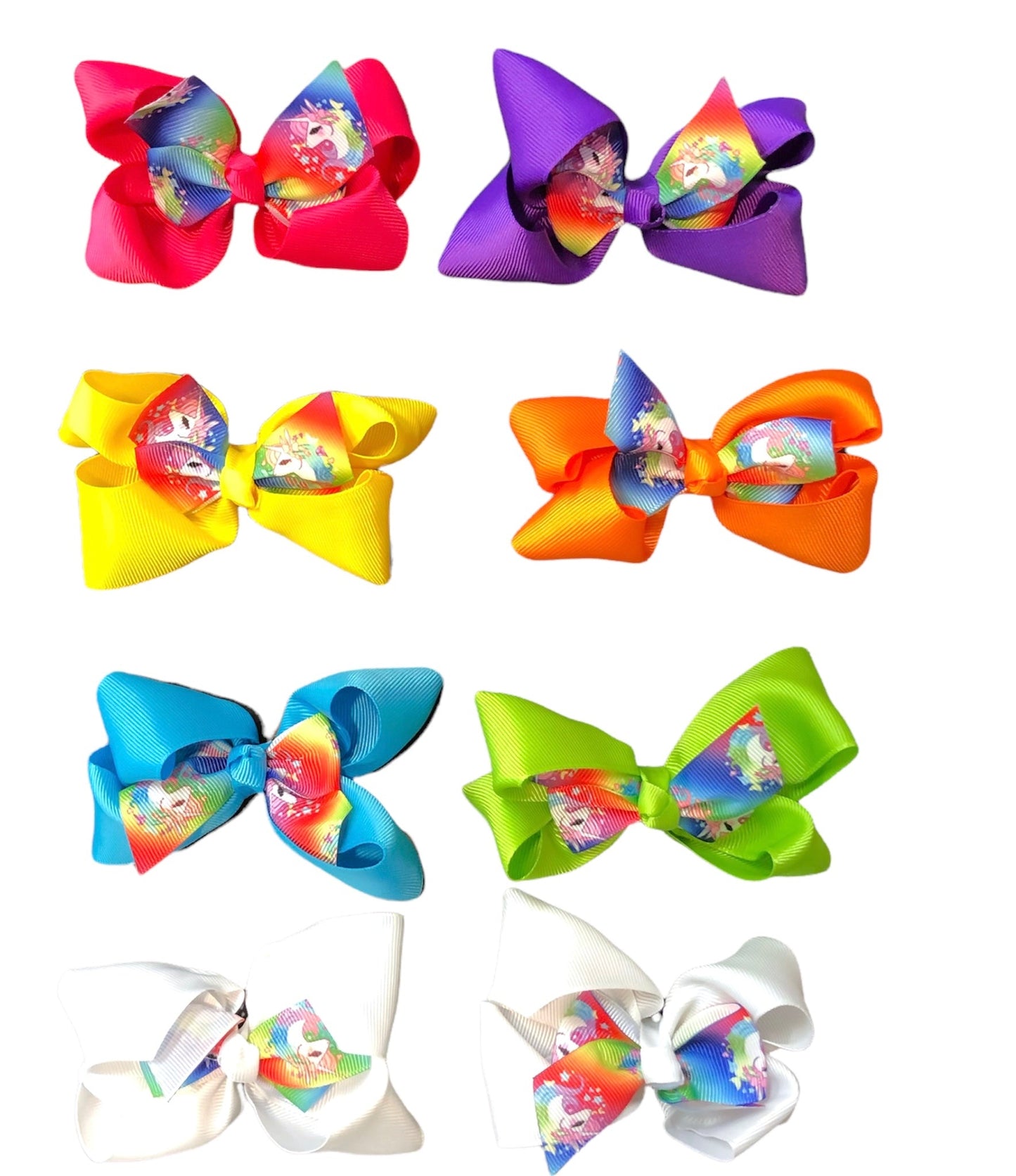 New unicorn bows bundle