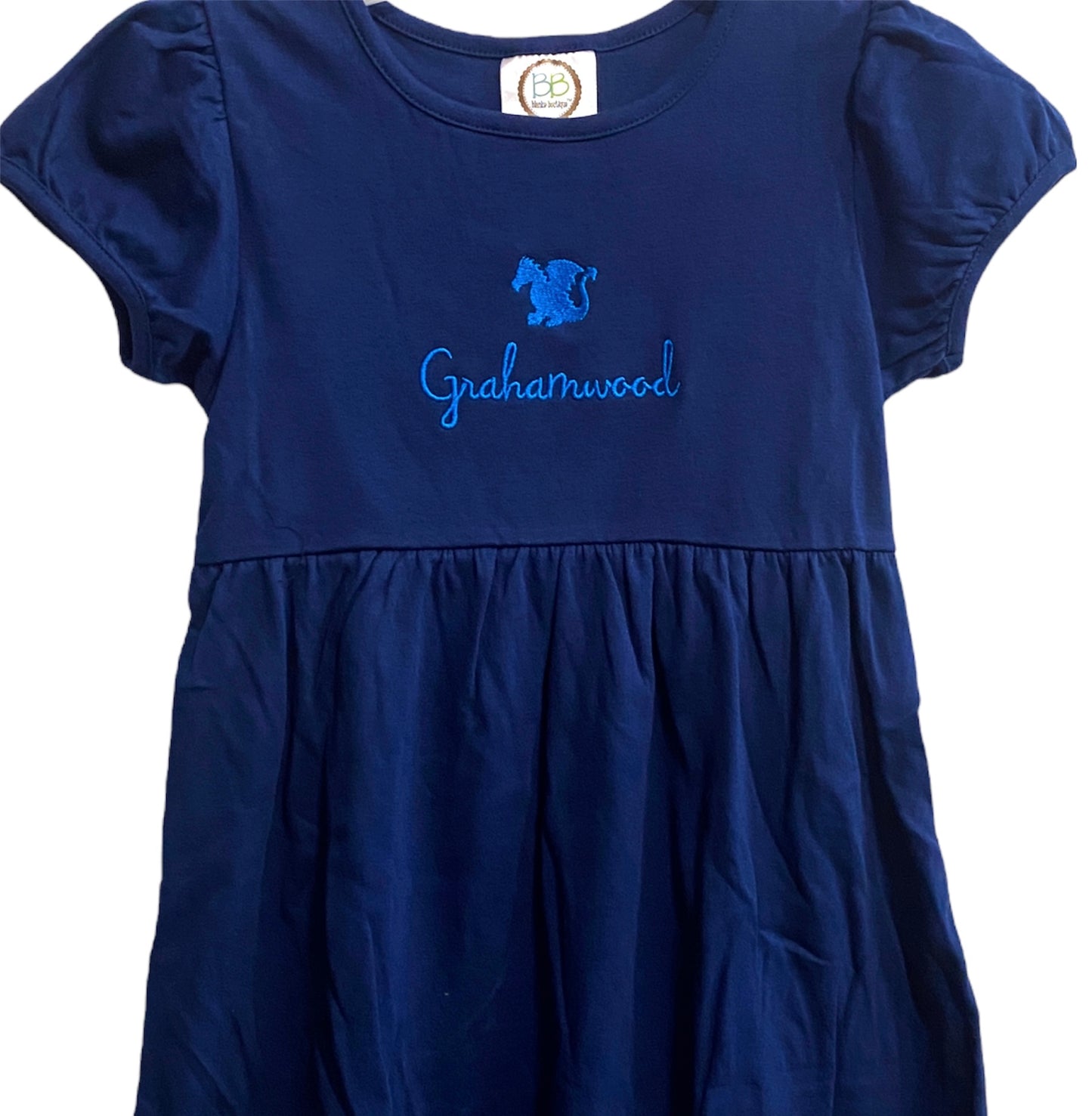Grahamwood Short Sleeve Dragon Ruffle Dress