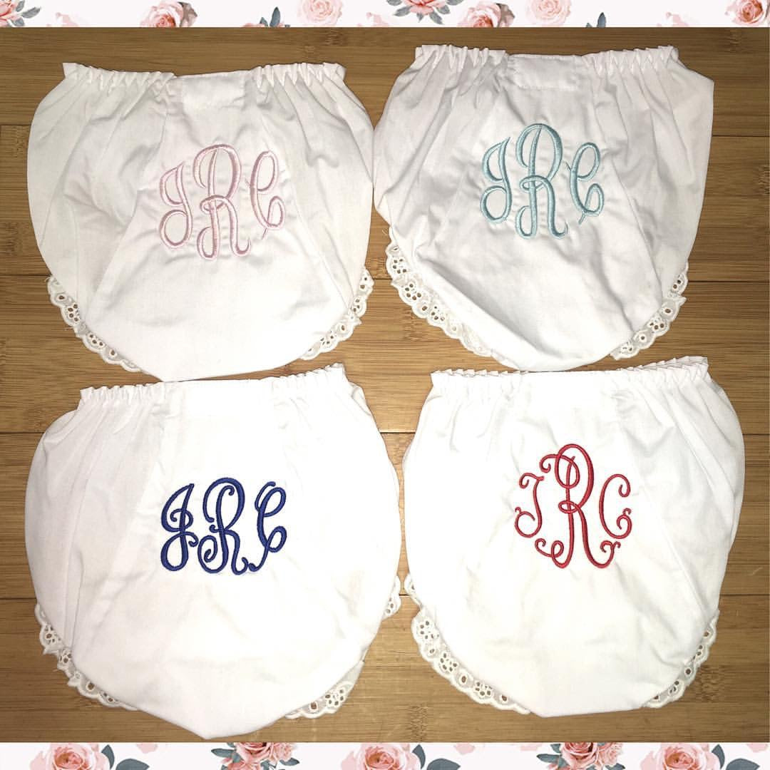 Monogram Ruffle Bloomers