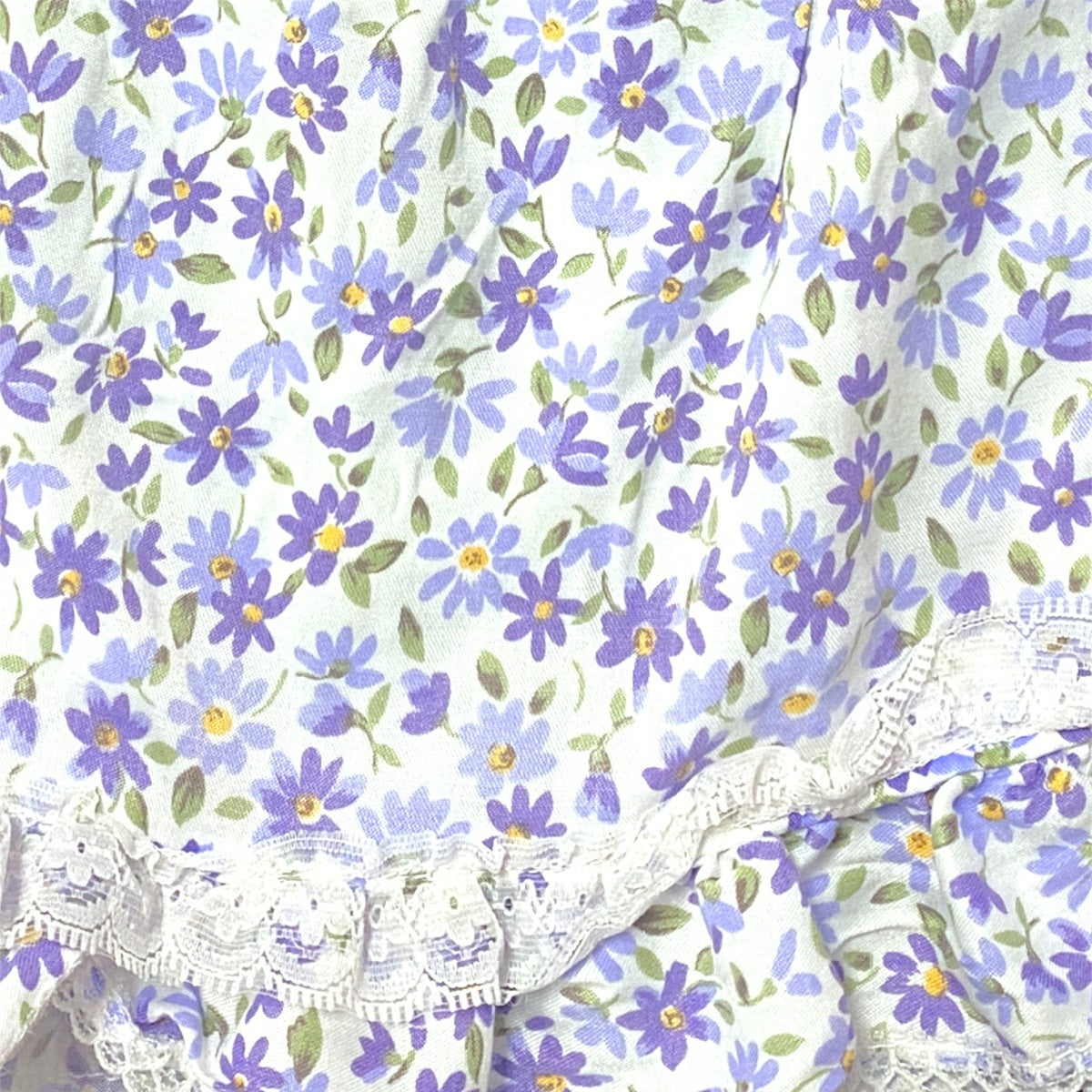 12 months vintage purple floral dress