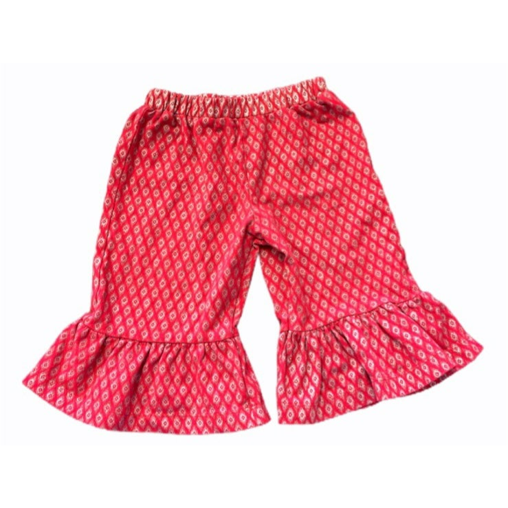 12 months mustard pie red Ruffle Pants