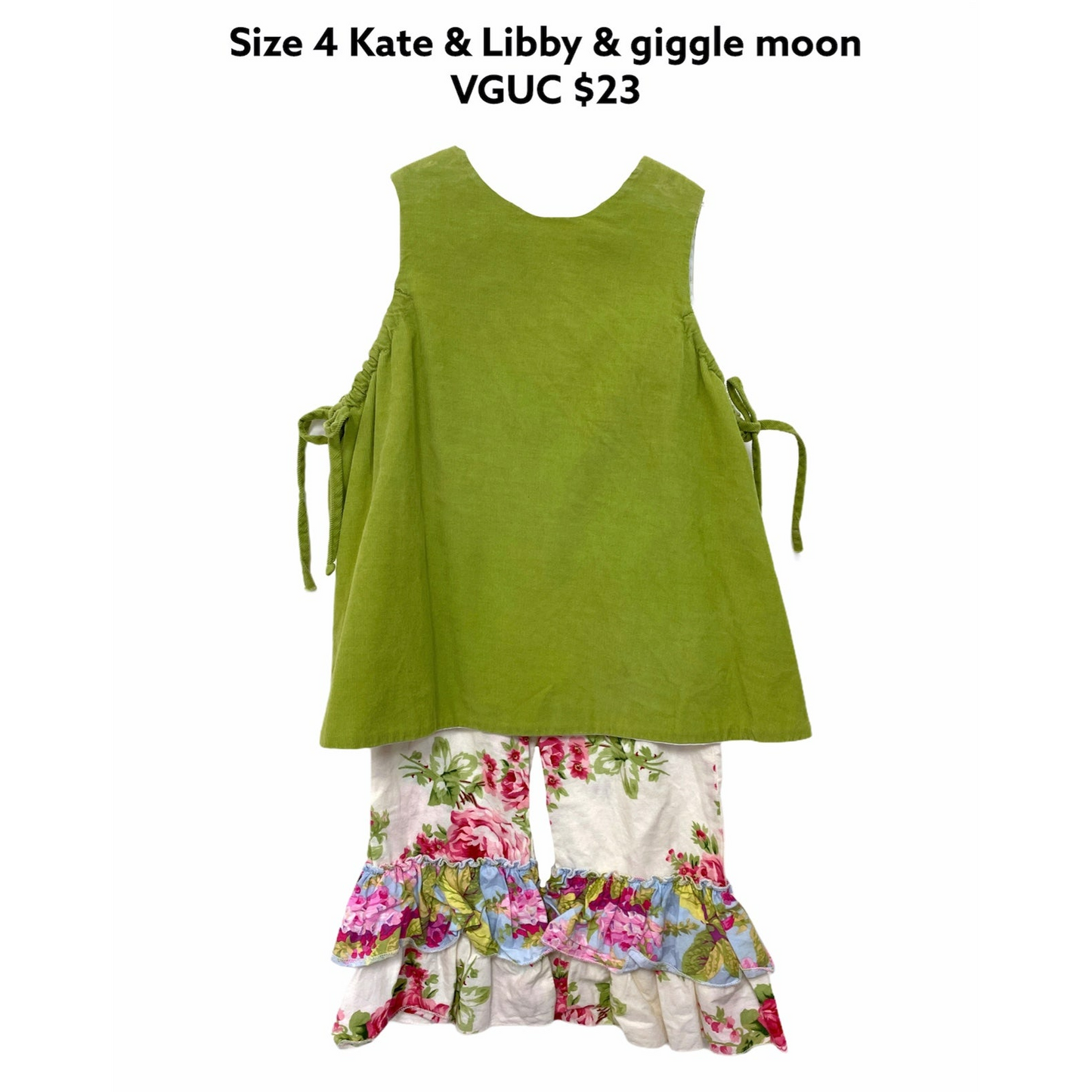 Size 4 girls fall giggle moon ruffle outfit