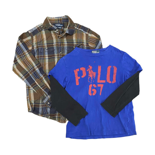 Size 7 Polo Ralph Lauren boys Shirts bundle
