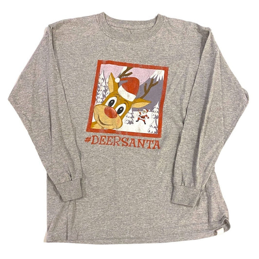 Santa and Rudolph Christmas tee