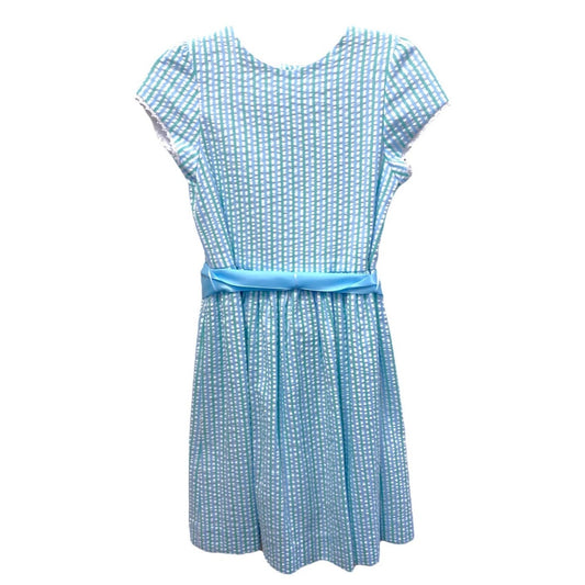 Size 10 blue seersucker Bailey Boys dress